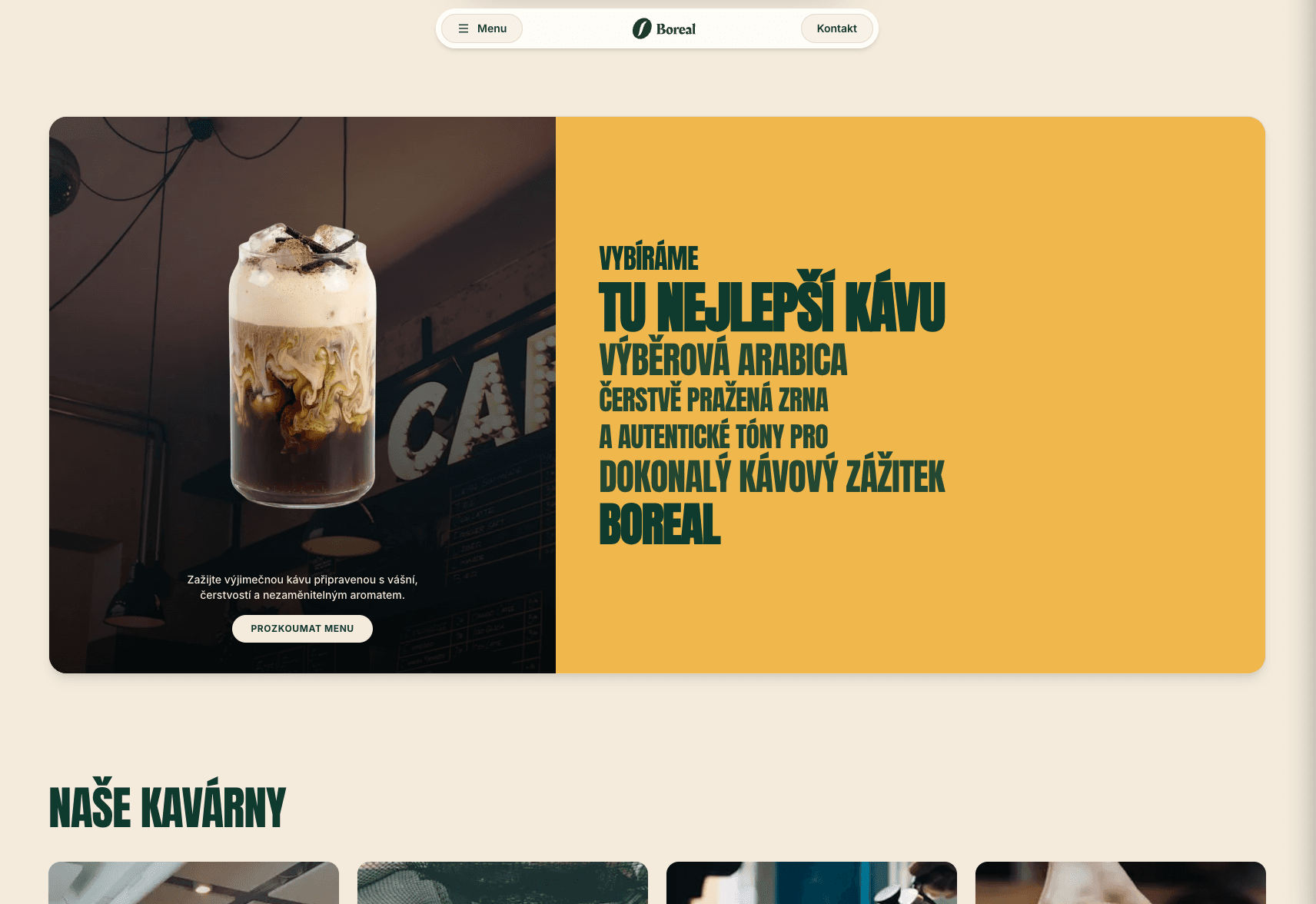 Boreal Coffee ukázka 2